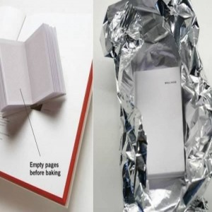 Самые необычные книги, которые когда-либо создавало человечество 1 Книга Рецептов, которую необходимо запечь.