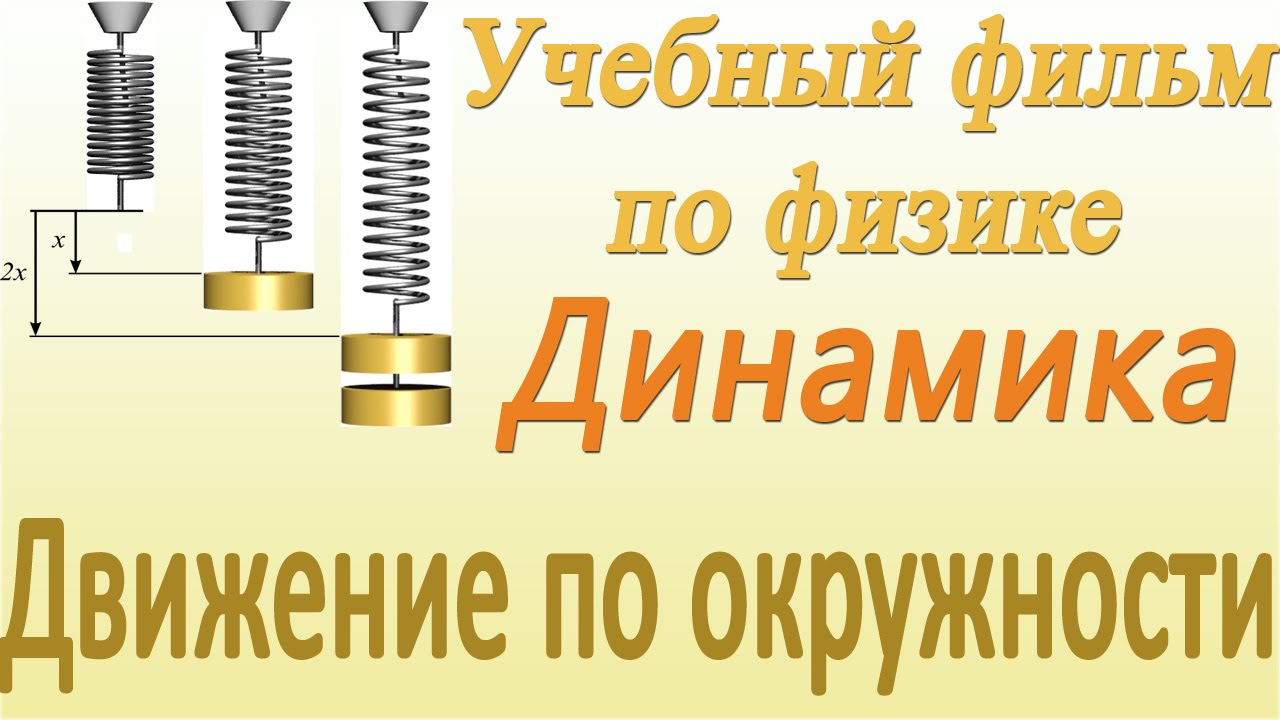 Движение по окружности. Учебный фильм по динамике
