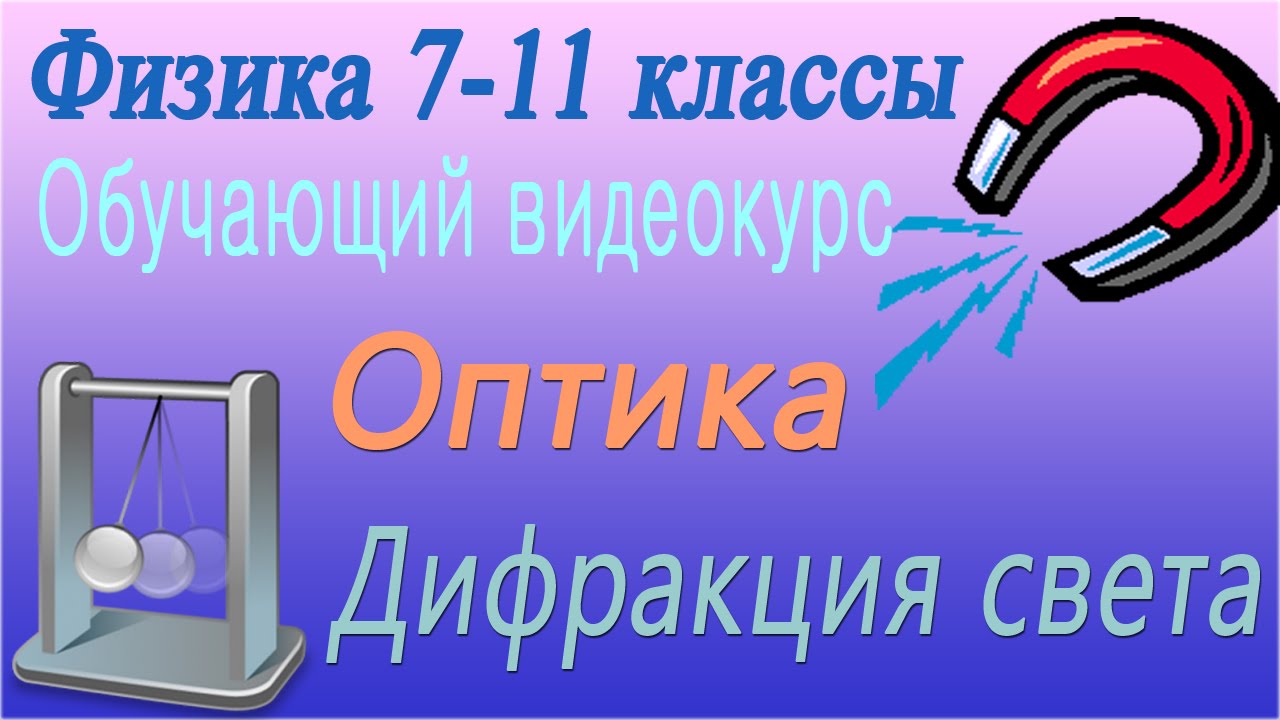 Оптика. Дифракция света. Урок 100