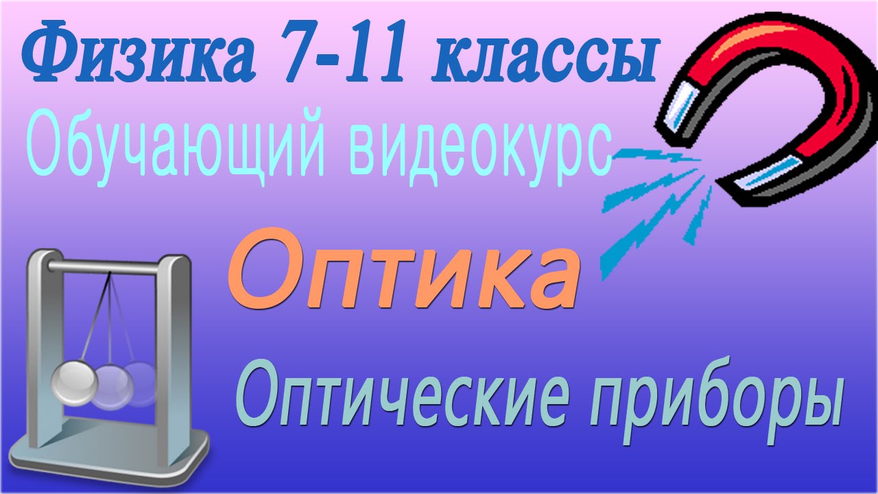 Оптика. Оптические приборы. Урок 96