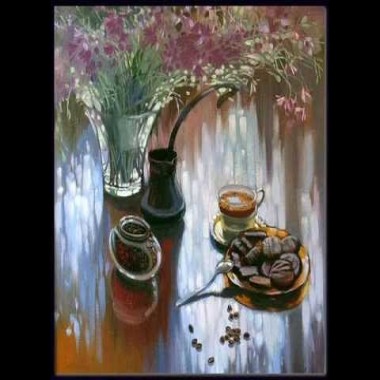 Приглашение на кофе (Собирались наскоро) (для души)