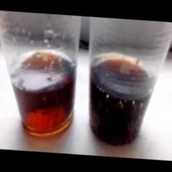 Эксперимент с кока-колой Coca Cola